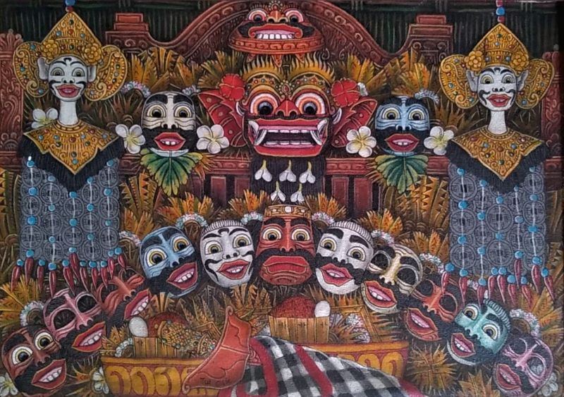バリ絵画の商品ページ