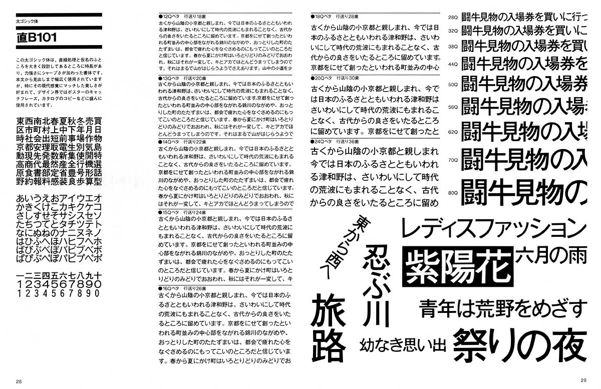 亮月製作所＊書体のはなし・新ゴシック（新ゴ）