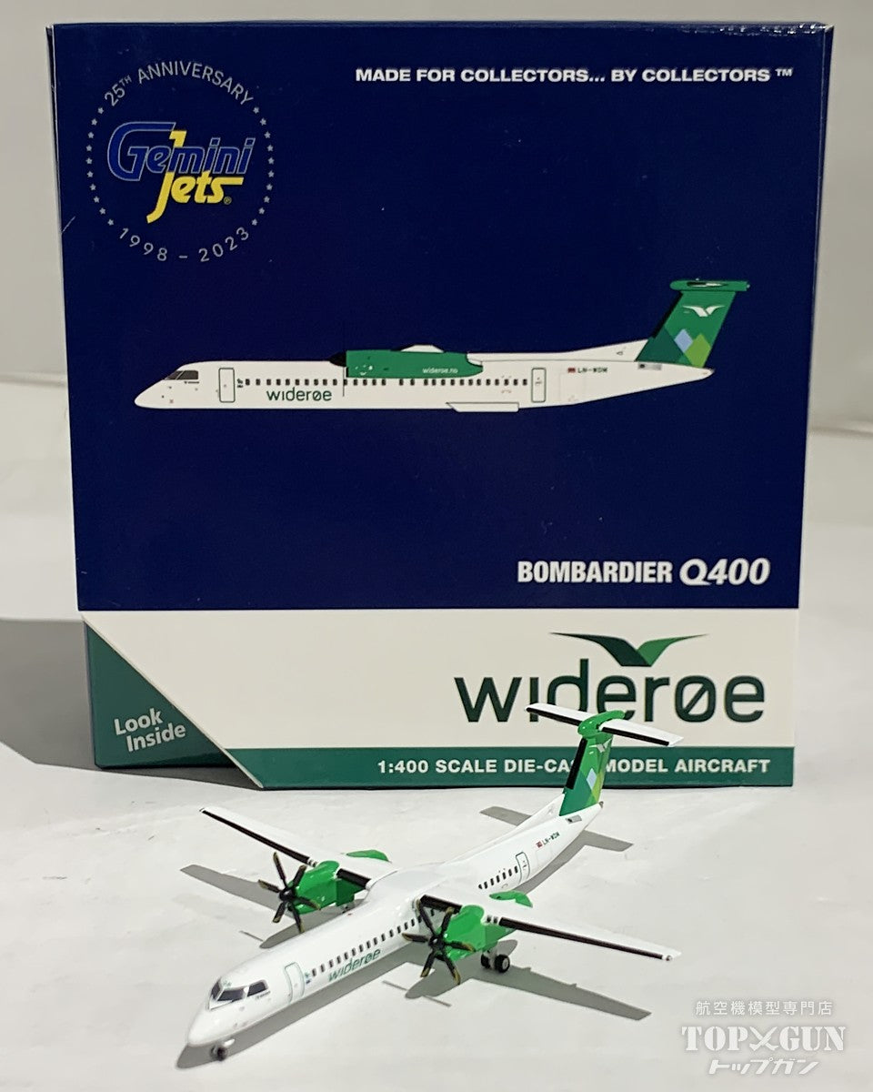 GeminiJets 【お取り寄せ】Dash8 Q400 ヴィデロー航空 LN-WDM 1/400