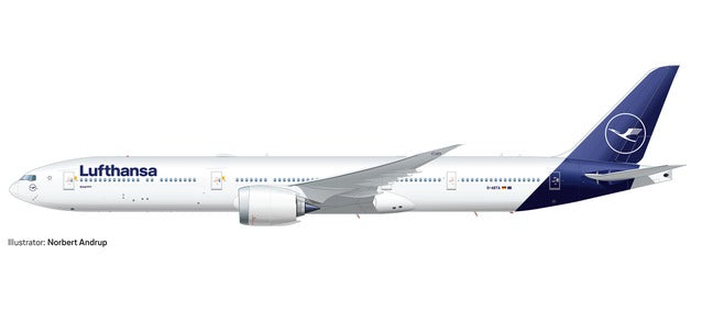Herpa Wings 【予約商品】777-9 ルフトハンザ航空 新塗装 1/500 [533904]