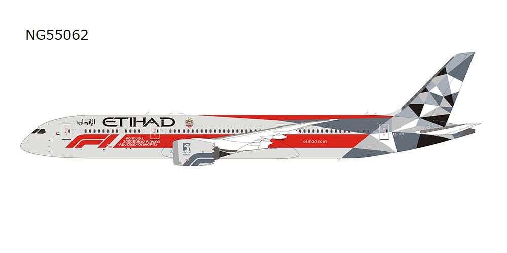 NG Models 【予約商品】787-9 エティハド航空 特別塗装 「Formula 1