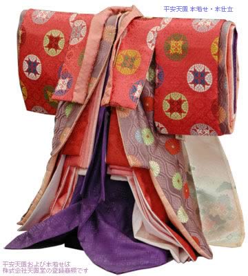 本着せ®・本仕立】十二単・束帯は本物と同じように作ります 〜 平安天