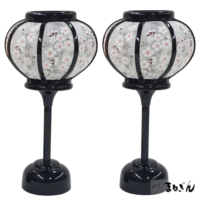 雛人形用 雪洞（ぼんぼり）】木製 古代桜 7号 【高さ約18cm】LED