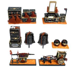 雛人形用道具セット】12号7品セット【7品道具セット】 | 雛人形用道具