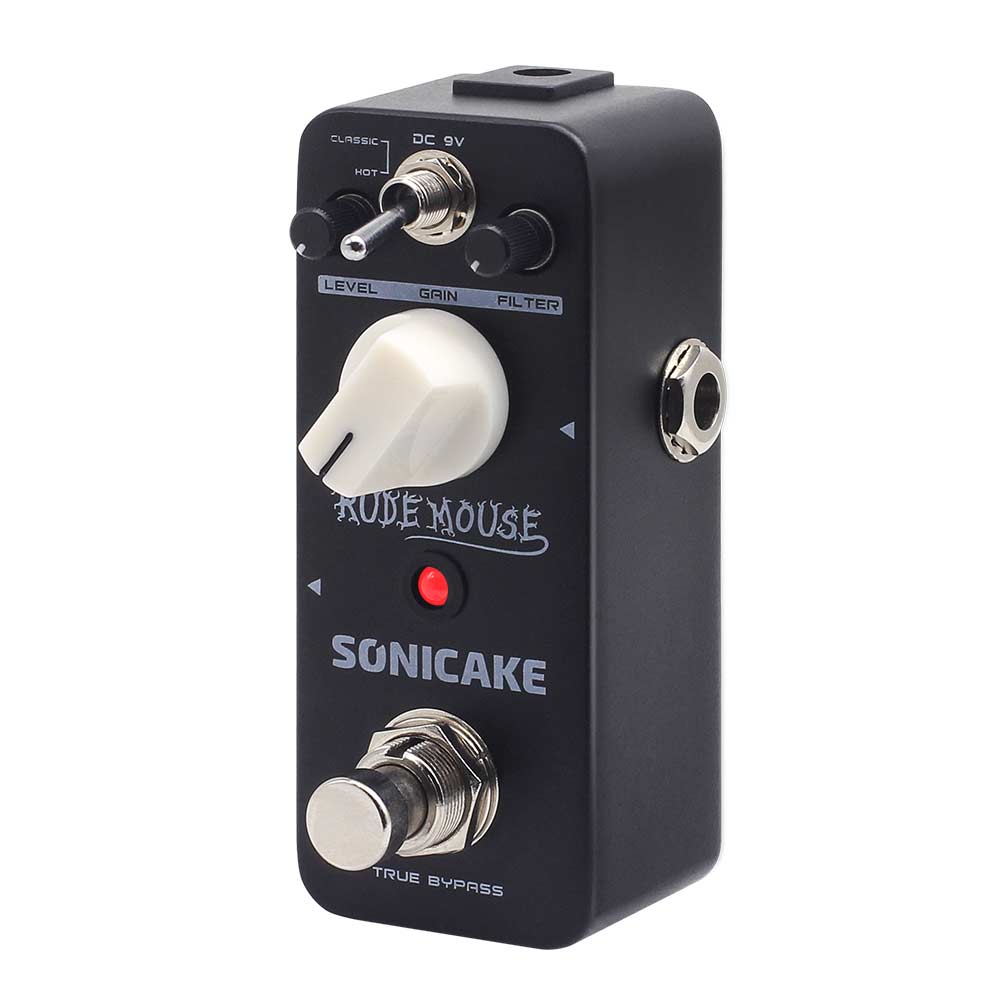 Rude Mouse Underground Distortion Guitar Bass Effects Pedal - SONICAKE