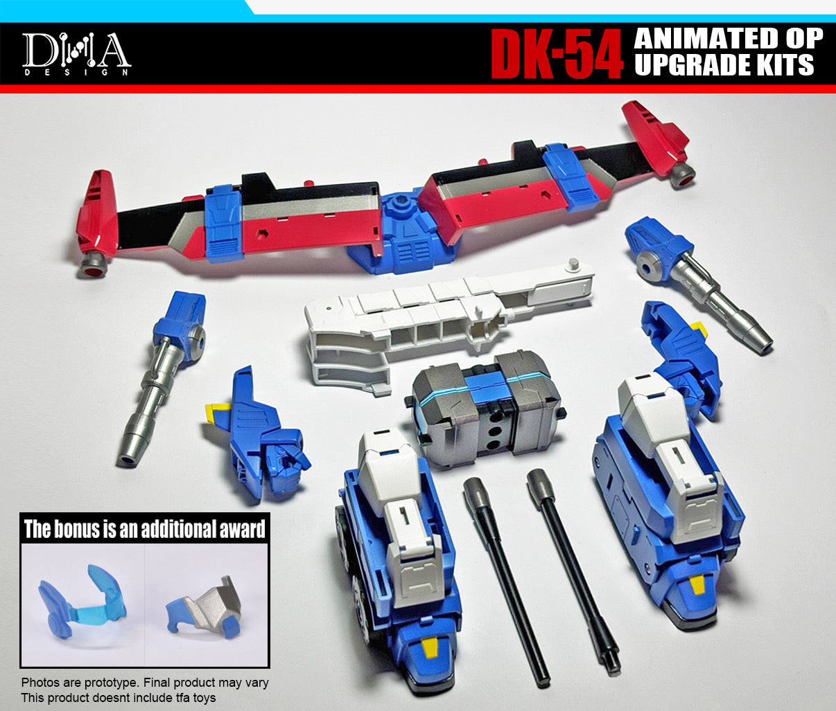 DNA Design DK-54 アニメイテッド オプティマス プライム用