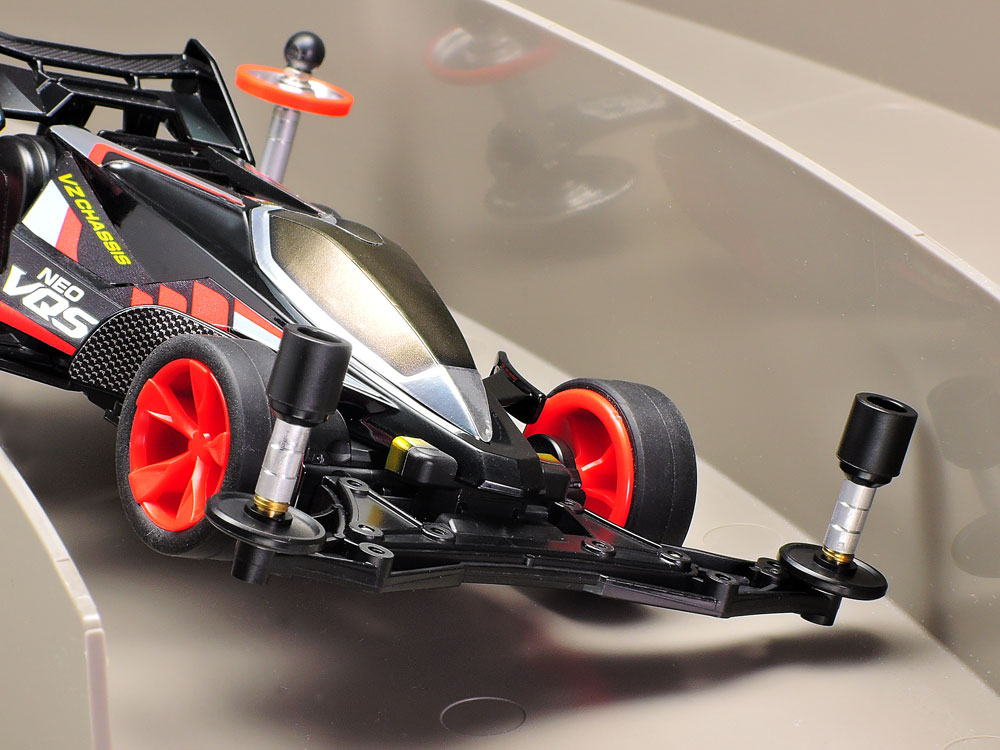 GP.528 ハイマウントチューブスタビセット (ブラック): ミニ四駆