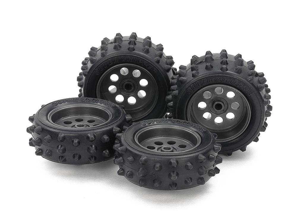 GP.547 EZシャーシ スパイクタイヤ＆ホイールセット: ミニ四駆｜TAMIYA