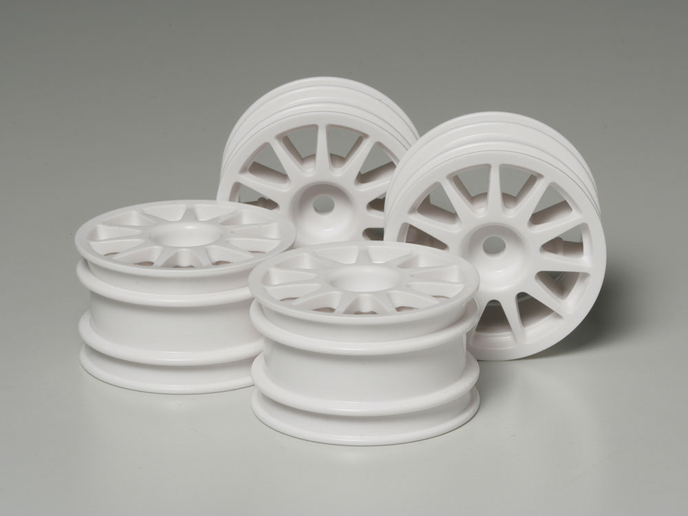 SP.1237 Mシャーシ11本スポークホイール（白）4本: RCモデル｜TAMIYA
