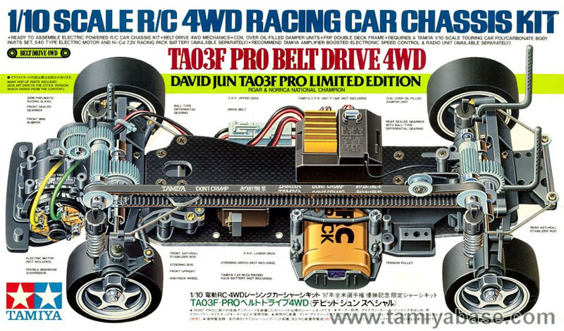 TamiyaBase.com - The 58200 TA03F Pro David Jun; fantastic classic