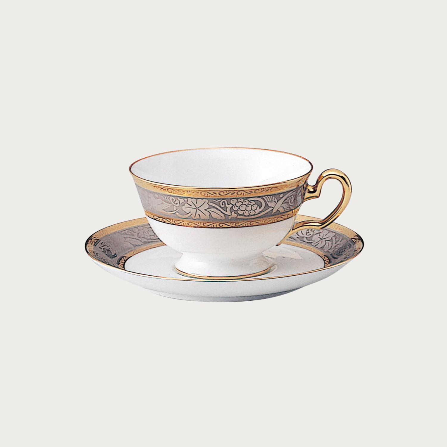 大倉陶園］アレキサンドリーヌ ティー・コーヒー碗皿 | ノリタケ食器