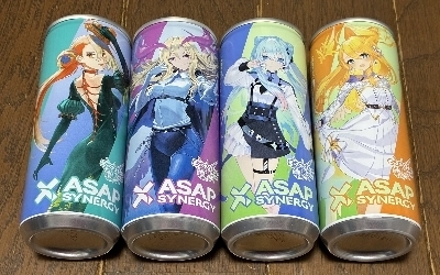 ASAP SYNERGY × モンスト コラボ限定描き下ろしイラストデザイン缶