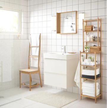 楽天市場】IKEA RÅGRUND ローグルンドシェルフユニット, 竹33 cm