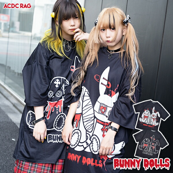 楽天市場】バニードール ヒュージTシャツ 半袖 パンク ロック V系