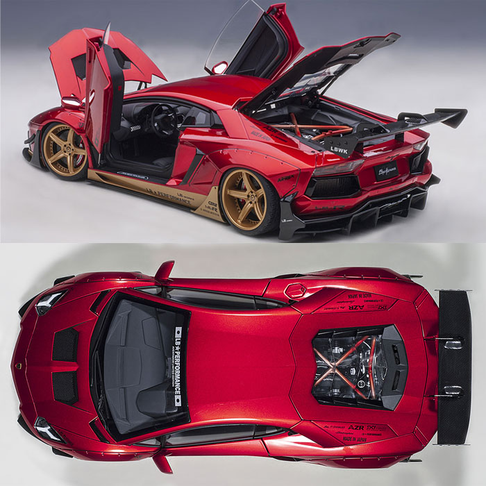 楽天市場】ミニカー 1/18 ランボルギーニ アヴェンタドール リミテッド