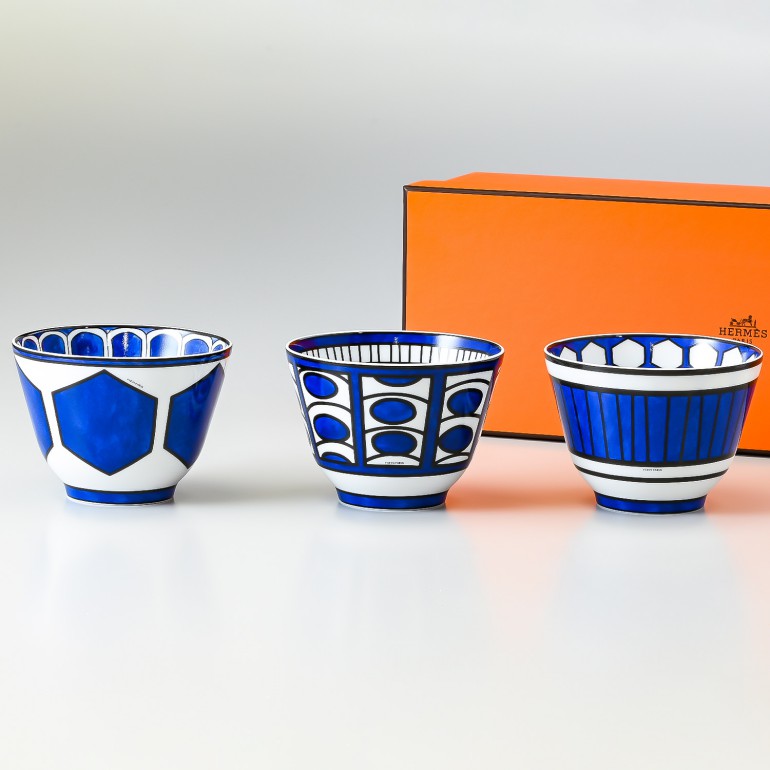 楽天市場】エルメス HERMES ブルーダイユール 030083p ラージボウル