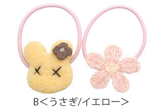 楽天市場】【2個セット】ヘアゴム もこもこ ボア くま りぼん 星 お花