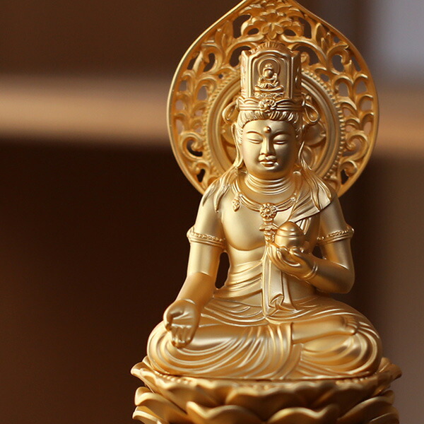 楽天市場】仏像 虚空蔵菩薩 15cm : がらんどう