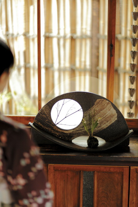 楽天市場】信楽焼 観月 ついたて 花器 花瓶 陶器 花入れ 彩り屋 : 彩り屋