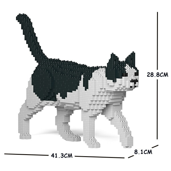 楽天市場】JEKCA ジェッカブロック 白黒猫 ねこ 11S-M02 Sculptor : JEKCA