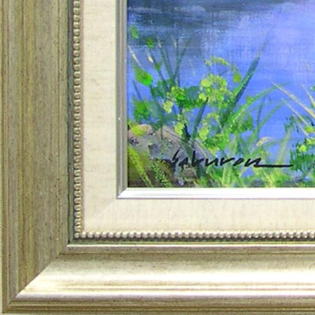 楽天市場】絵画 油絵 兼六園 （小池三郎） 送料無料 【肉筆】【油絵