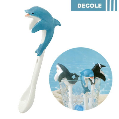 楽天市場】デコレ DECOLE るんるんまりん まりんスプーン イルカ MG