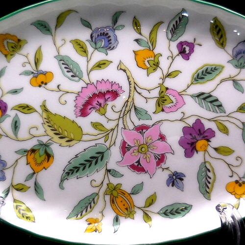 楽天市場】ミントン Minton 英国製 ハドンホール グリーン オーバル