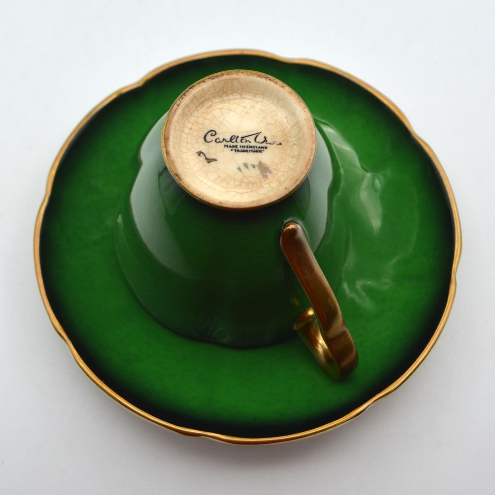 楽天市場】アンティーク デミタス カップ＆ソーサー Carlton Ware