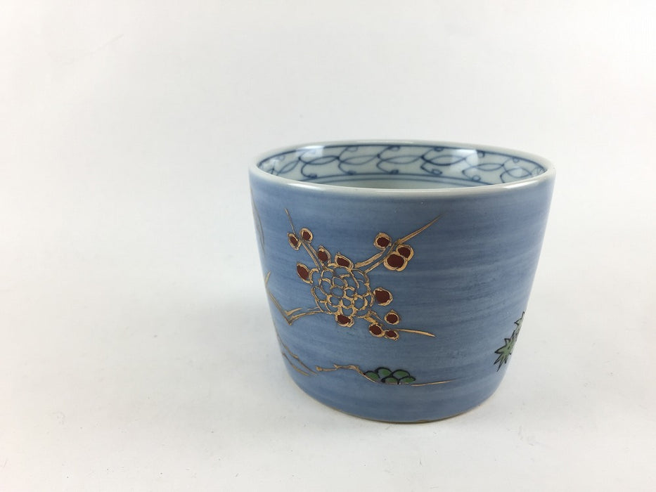 錦瑠璃地梅文 蕎麦猪口 9cm 有田焼(j.R) — 佐賀有田 ギャラリーつじ信