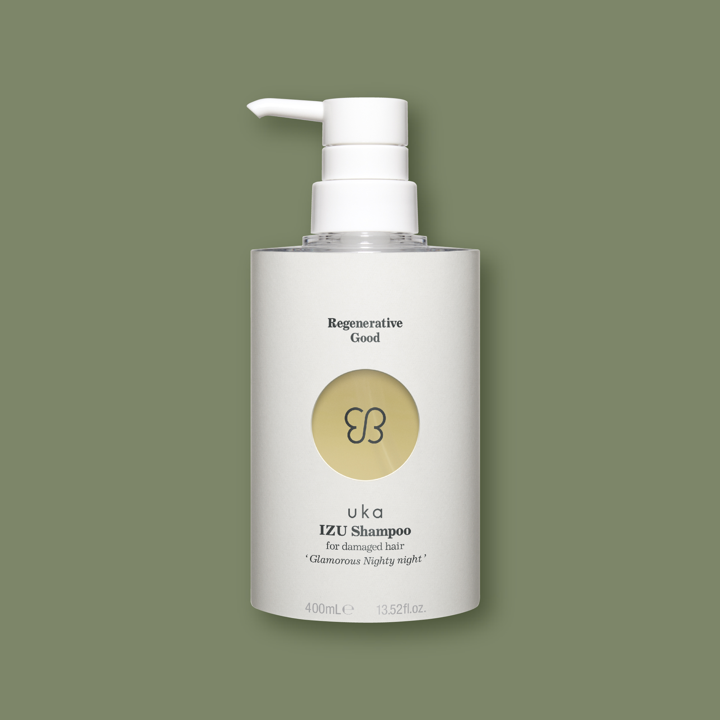 uka IZU Shampoo for damaged hair 'Glamorous Nighty night' 400mL