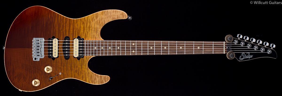 Suhr Modern Plus Curly HSH Desert Gradient (46) - Willcutt Guitars