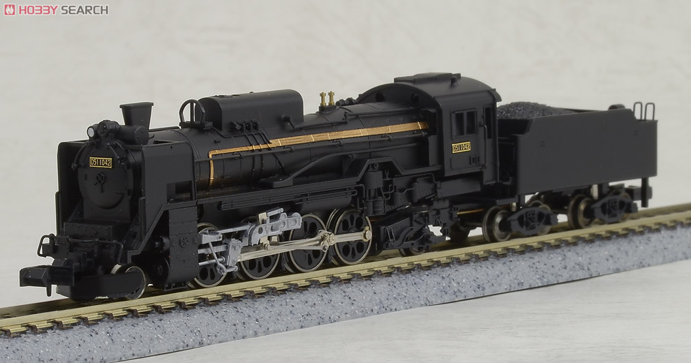 D51-1042＋キ620 (蒸気機関車D51+ロータリー車) キマロキ編成 (2両