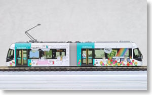 富山ライトレール TLR0605 (とやまグリーントラム) (鉄道模型