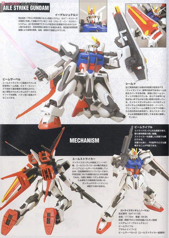 R01 エールストライクガンダム (HG) (ガンプラ) - ホビーサーチ ガンプラ他