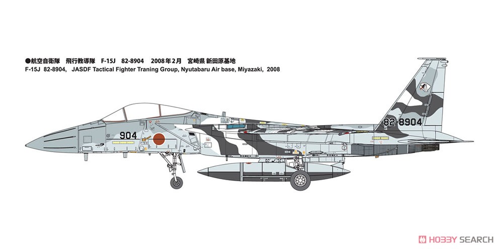 航空自衛隊 F-15J アグレッサー [904号機 ブラック/ホワイト