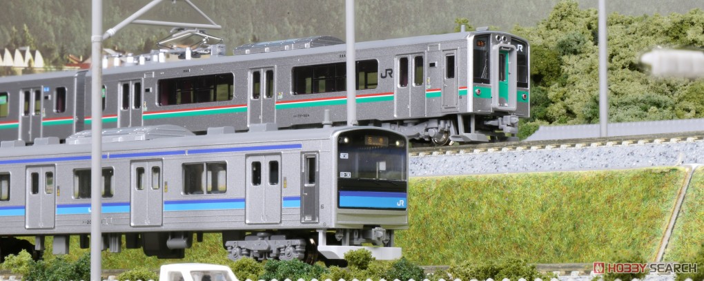 205系3100番台 仙石線色 シングルアームパンタグラフ (4両セット