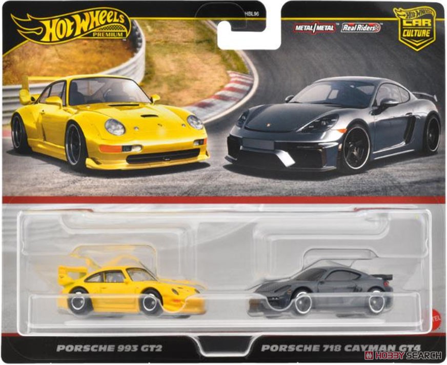 ホットウィール プレミアム 2パック ポルシェ 993 GT2/ ポルシェ 718