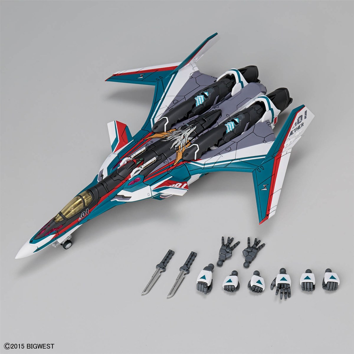 VF-31S ジークフリード (アラド・メルダース機)デラックスセット (HG