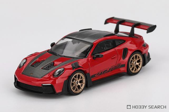 ポルシェ 911 (992) GT3 RS ヴァイザッハパッケージ ガーズレッド (左
