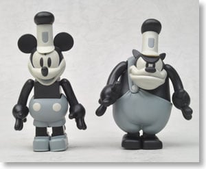 キューブリック 蒸気船ウィリー ミッキーマウス&ピート (完成品