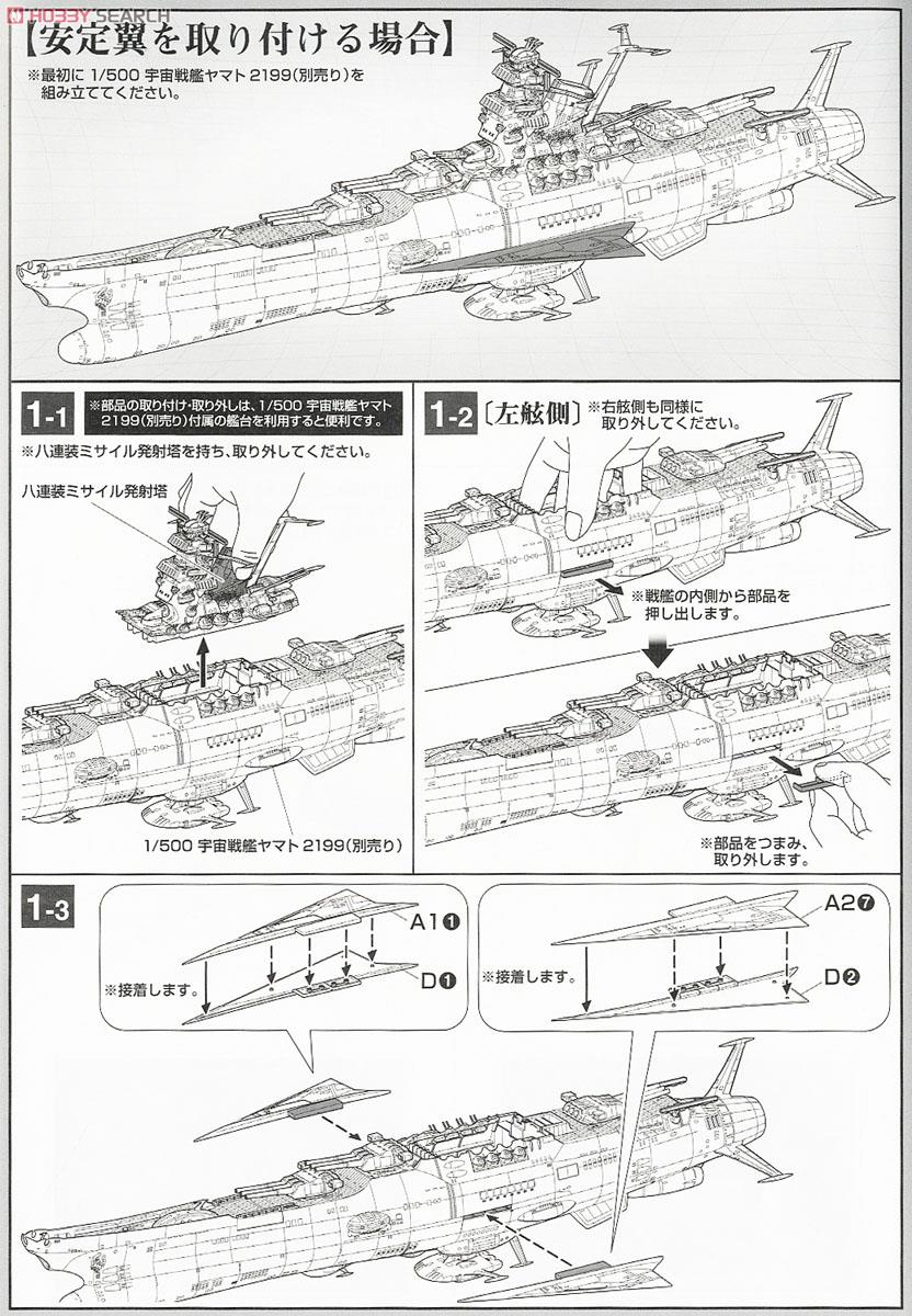 宇宙戦艦ヤマト2199拡張セット (1/500) (プラモデル) - ホビーサーチ