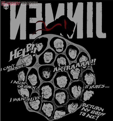 デビルマン ジンメン 悲しみのデスマスクTシャツ BLACK L