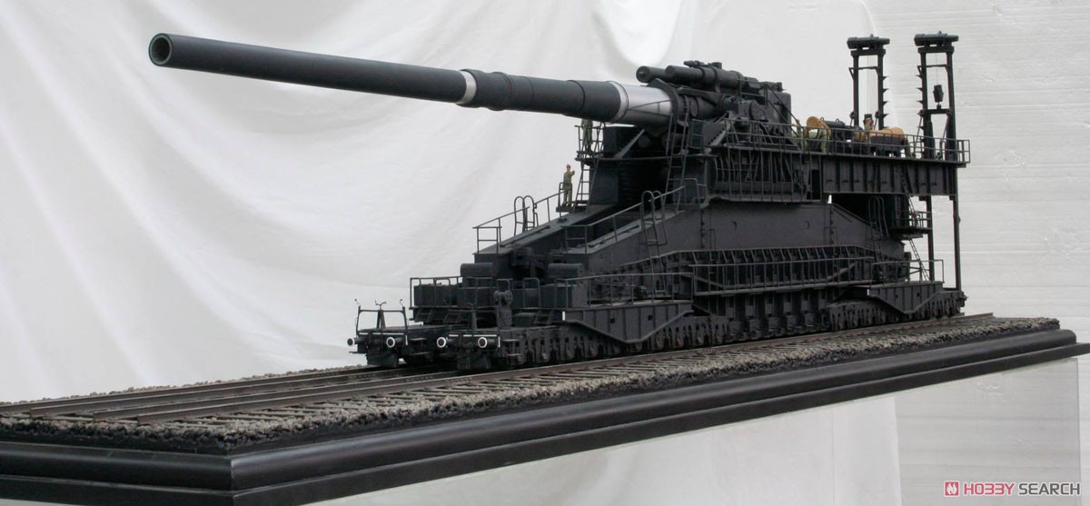 WWII ドイツ 80cm 列車砲 ドーラ (プラモデル) - ホビーサーチ