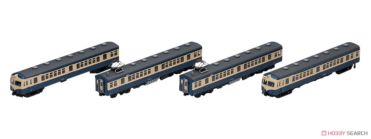 16番(HO) 国鉄 70系電車 (横須賀色) 基本セット (基本・4両セット