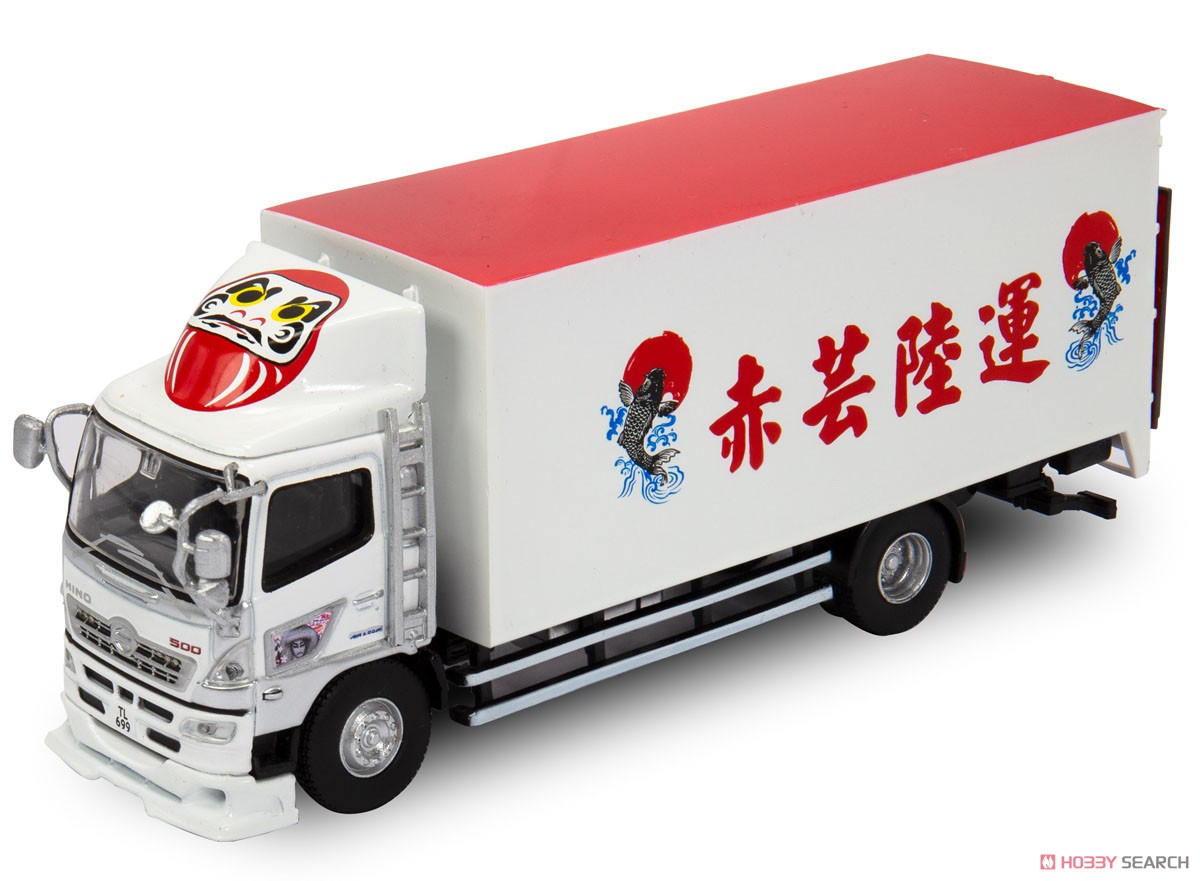 Tiny City No.156 日野 500 ボックストラック 赤芸陸運 (ミニカー