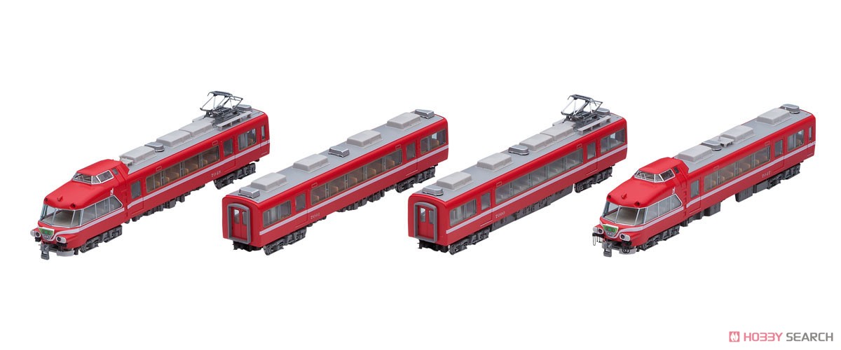 名鉄 7000系 パノラマカー (第47編成) 白帯車 セット (4両セット
