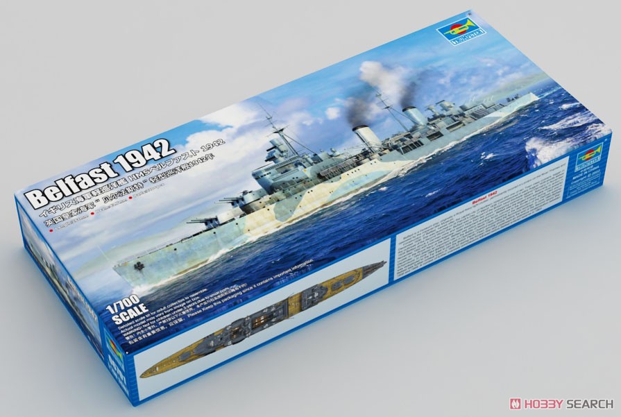 イギリス海軍 軽巡洋艦 HMS ベルファスト 1942 (プラモデル) - ホビー