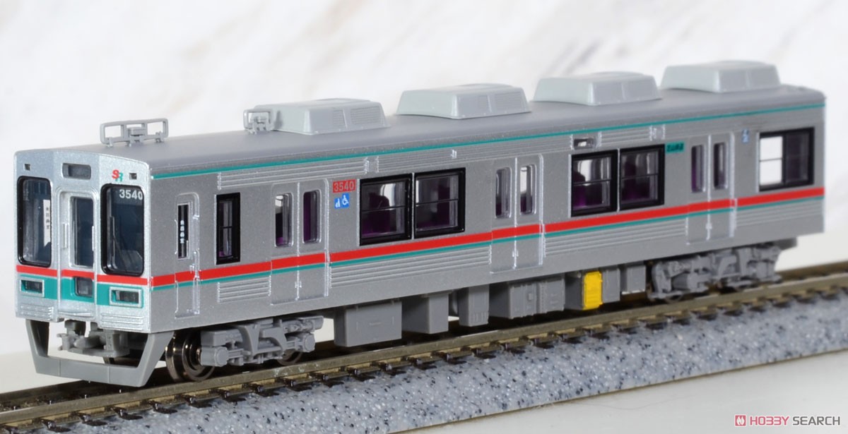 芝山鉄道 3500形 緑帯 4両セット (4両セット) (鉄道模型) - ホビー