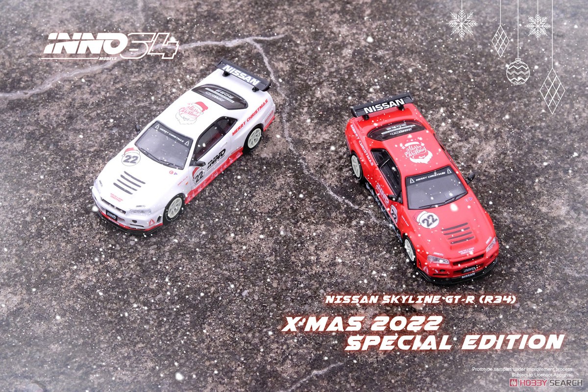 Nissan スカイライン GT-R R34 `X`MAS 22` Special Edtion