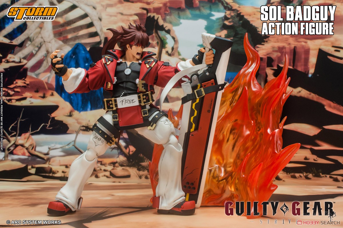 GUILTY GEAR -STRIVE- アクションフィギュア ソル=バッドガイ